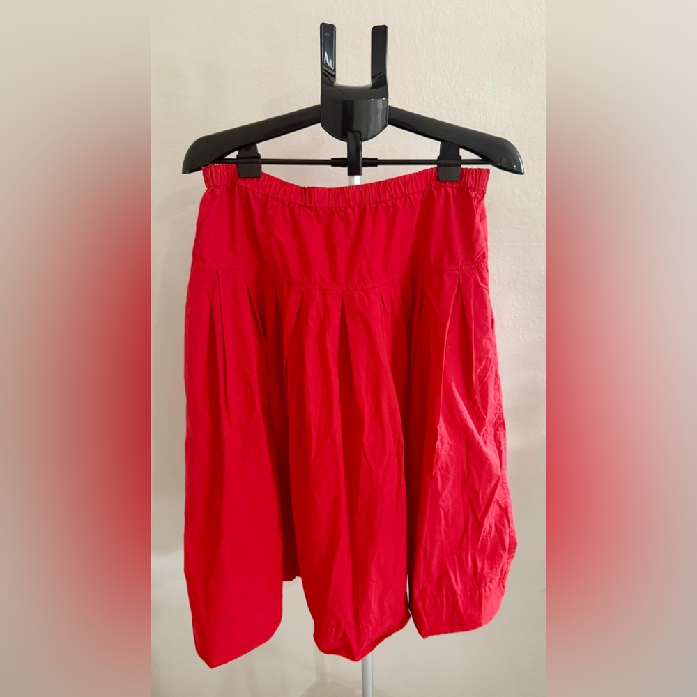 Alex Mill Vibrant Red A-Line Skirt